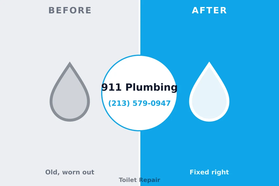 Before and after: plumbing repair Salina, UT